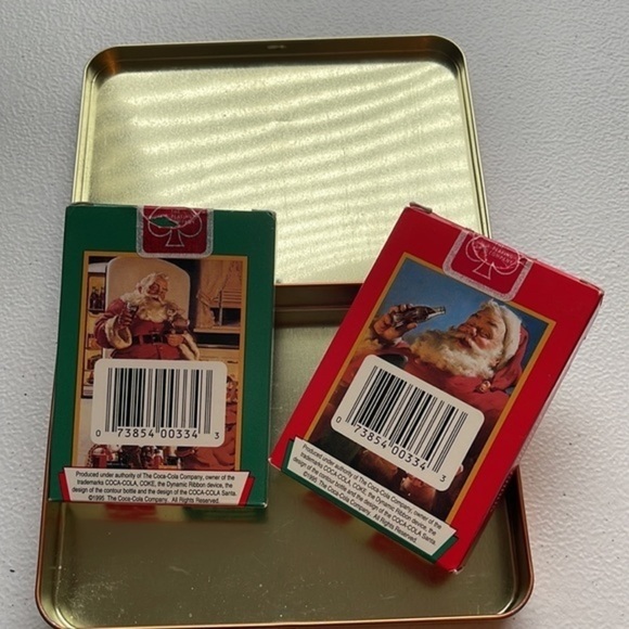 Coca-Cola Vintage Santa Claus Playing Cards - Picture 7 of 7